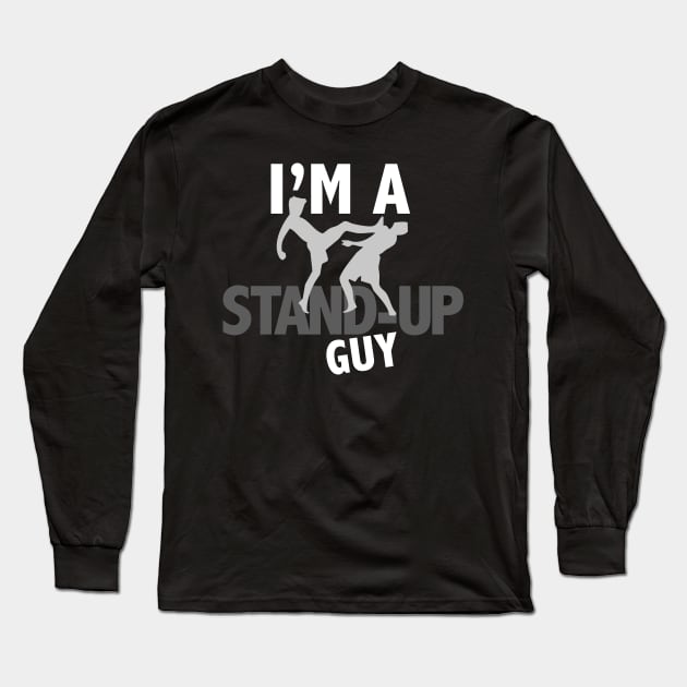 Stand-Up Guy Long Sleeve T-Shirt by Heel Shirts